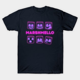 Marshmello Neon Smile / Synthwave Dream T-Shirt